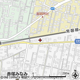 茨城県水戸市姫子2丁目6周辺の地図