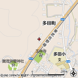 栃木県佐野市多田町1516-6周辺の地図