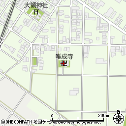 唯成寺周辺の地図