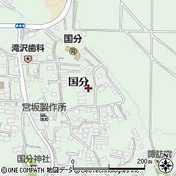 長野県上田市国分754周辺の地図
