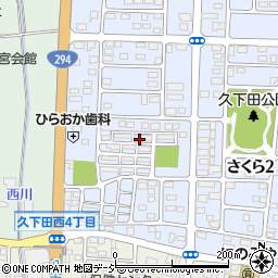 栃木県真岡市さくら3丁目周辺の地図
