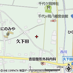 栃木県真岡市久下田周辺の地図
