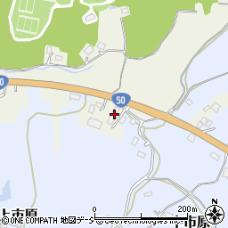 茨城県笠間市上市原2654周辺の地図