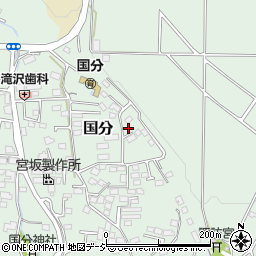 長野県上田市国分752-7周辺の地図