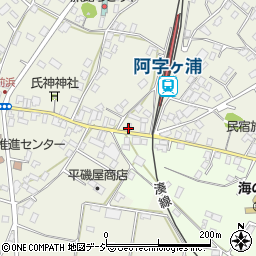 茨城県ひたちなか市阿字ケ浦町211-2周辺の地図