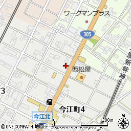 すき家３０５号小松今江店周辺の地図