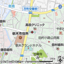 ホテルサンルート栃木周辺の地図