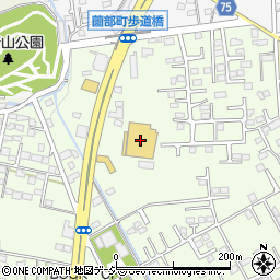 ホームセンターカンセキ栃木そのべ店周辺の地図