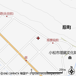 石川県小松市原町ヘ周辺の地図