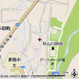 栃木県佐野市多田町1562-1周辺の地図