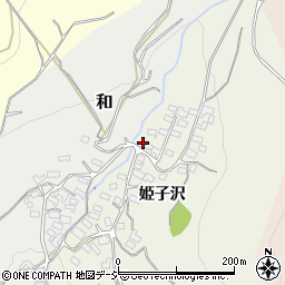 長野県東御市姫子沢2870-2周辺の地図