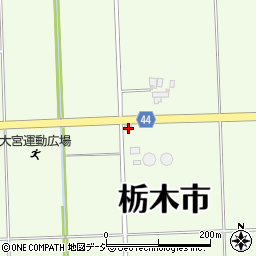栃木県栃木市大宮町208周辺の地図