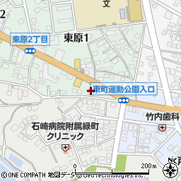 あじ平ラーメン 東原店周辺の地図