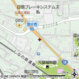 松乃屋上田店周辺の地図
