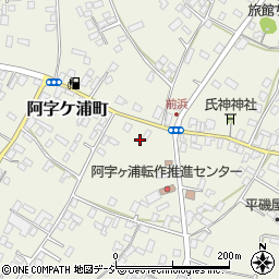 茨城県ひたちなか市阿字ケ浦町1000周辺の地図