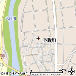 石川県白山市下野町ハ11周辺の地図