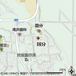 長野県上田市国分744周辺の地図