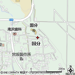 長野県上田市国分744-18周辺の地図