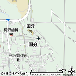 長野県上田市国分748周辺の地図