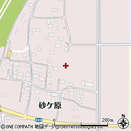 栃木県真岡市砂ケ原周辺の地図