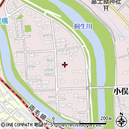 栃木県足利市小俣町1034周辺の地図