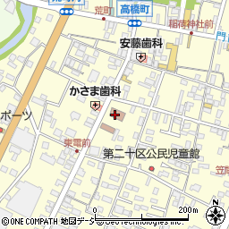 常陽銀行笠間支所 ＡＴＭ周辺の地図