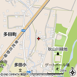 栃木県佐野市多田町1562-11周辺の地図