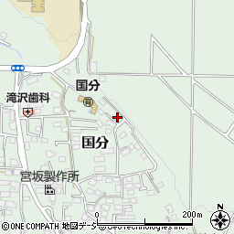 長野県上田市国分721周辺の地図