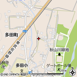 栃木県佐野市多田町1562-10周辺の地図