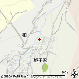 長野県東御市姫子沢2856周辺の地図