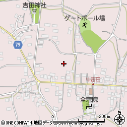 長野県上田市芳田中吉田周辺の地図