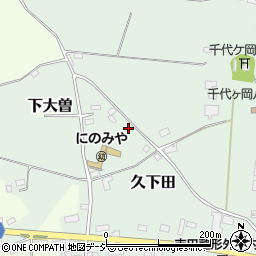 栃木県真岡市久下田1782-5周辺の地図