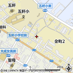 茨城県水戸市金町2丁目3-32周辺の地図