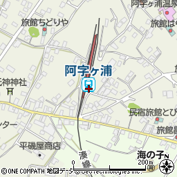 茨城県ひたちなか市阿字ケ浦町204周辺の地図