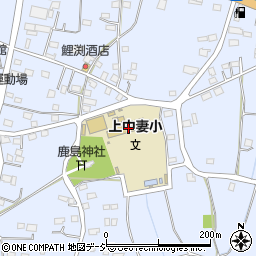 水戸市立上中妻小学校周辺の地図