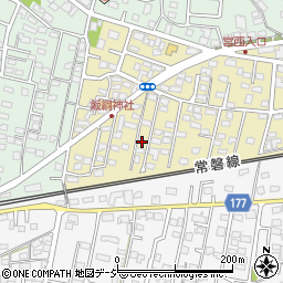 茨城県水戸市東赤塚2182周辺の地図
