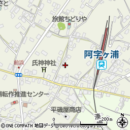 茨城県ひたちなか市阿字ケ浦町332-1周辺の地図