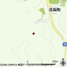 石川県小松市花坂町周辺の地図