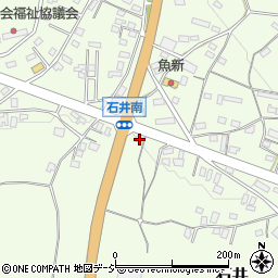 茨城県笠間市石井457周辺の地図