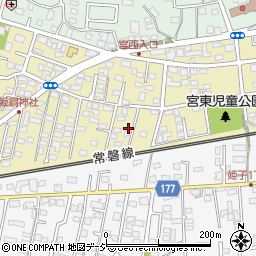 茨城県水戸市東赤塚21周辺の地図