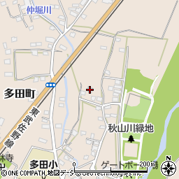 栃木県佐野市多田町1562-3周辺の地図