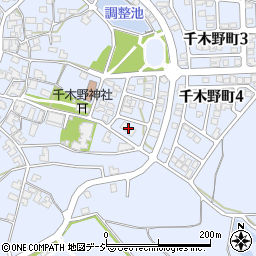 石川県小松市千木野町ヨ周辺の地図