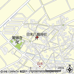 石川県小松市日末町ヘ周辺の地図