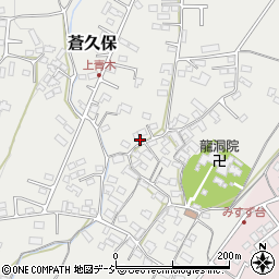 長野県上田市蒼久保上青木周辺の地図