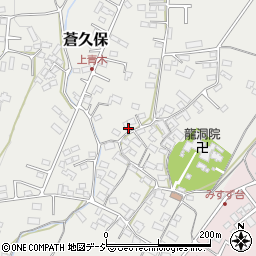 長野県上田市蒼久保（上青木）周辺の地図
