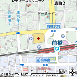 日本生命保険相互会社　群馬支社周辺の地図