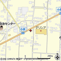八十二銀行川西支店周辺の地図