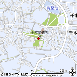 石川県小松市千木野町ヲ周辺の地図