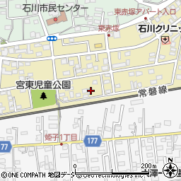 茨城県水戸市東赤塚2206-2周辺の地図