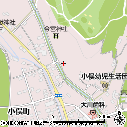栃木県足利市小俣町1392周辺の地図